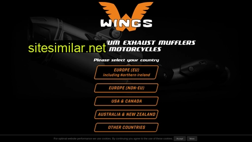 Wings-exhausts similar sites