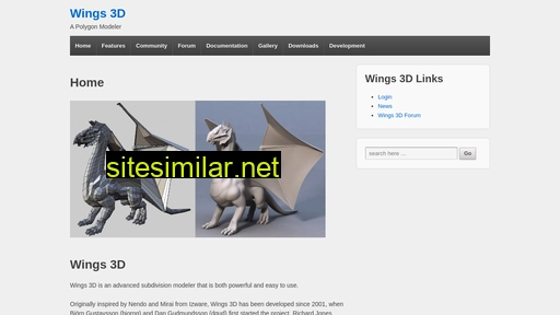 Wings3d similar sites