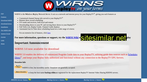 wirns.com alternative sites
