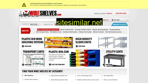 Wire-shelves similar sites