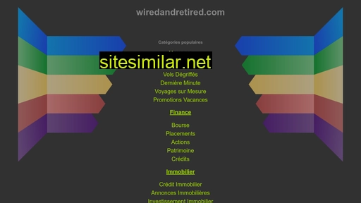 wiredandretired.com alternative sites