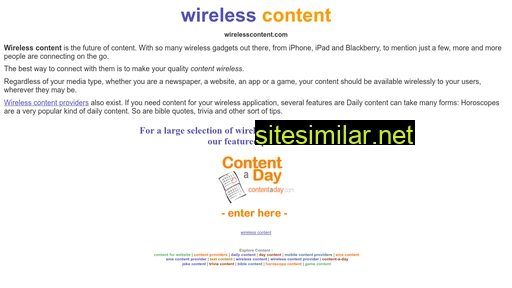 wirelesscontent.com alternative sites