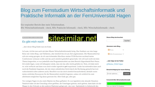 wirtschaftsinformatik-hagen.blogspot.com alternative sites