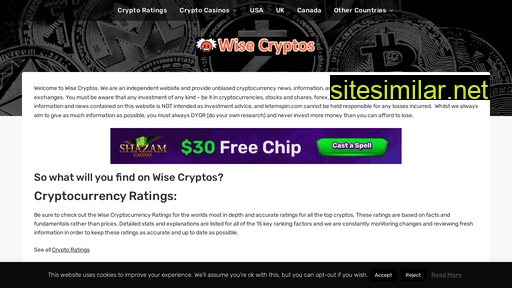 wisecryptos.com alternative sites