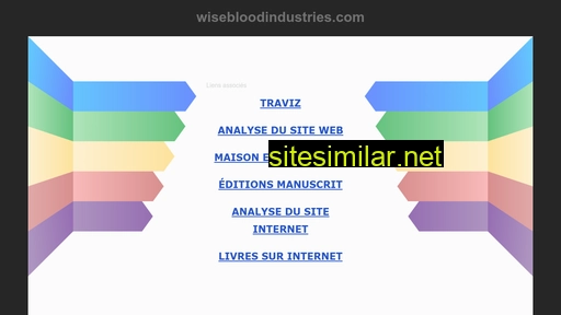 wisebloodindustries.com alternative sites