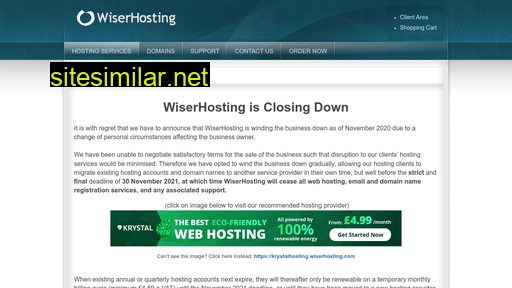 wiserhosting.com alternative sites