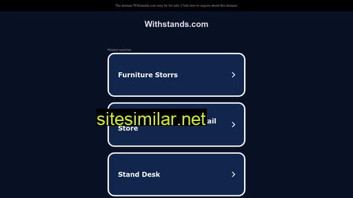 withstands.com alternative sites