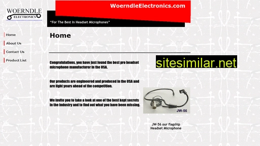 Woerndleelectronics similar sites