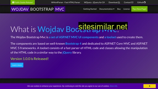 wojdavbootstrapmvc.com alternative sites