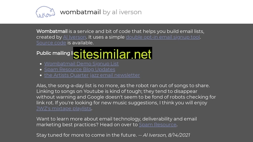 wombatmail.com alternative sites