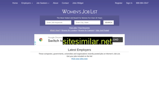 womensjoblist.com alternative sites