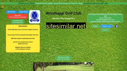 Wonthaggigolfclub similar sites
