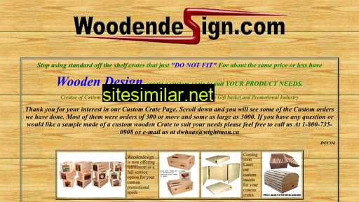woodendesign.com alternative sites