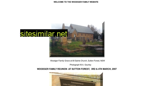 Woodgerfamily similar sites