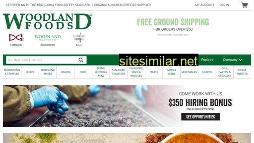 woodlandfoods.com alternative sites