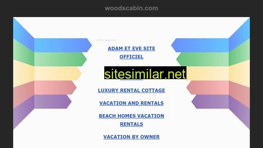 woodscabin.com alternative sites