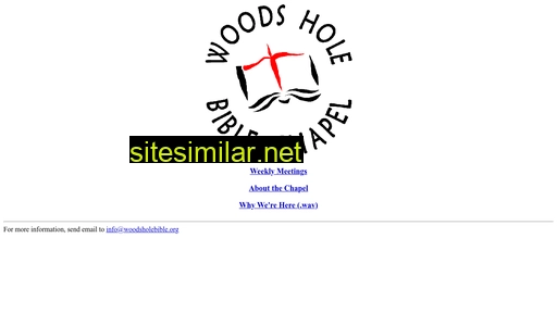 woodsholebible.com alternative sites