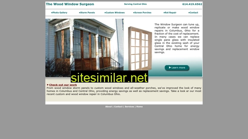 woodwindowsurgeon.com alternative sites