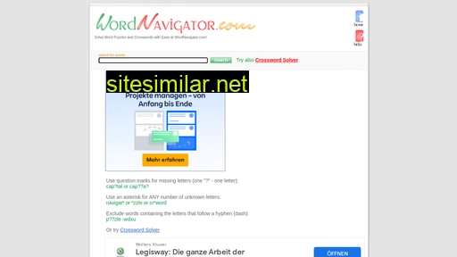 wordnavigator.com alternative sites
