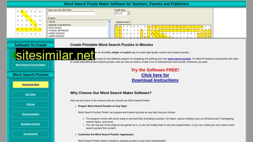 wordsearchprinter.com alternative sites