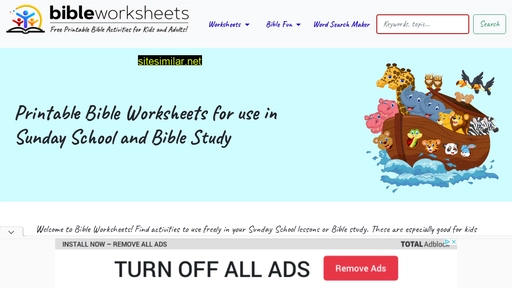 worksheets.biblepuzzles.com alternative sites
