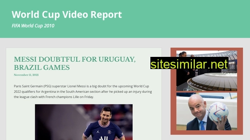 Worldcupvideoreport similar sites