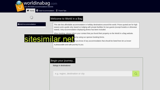worldinabag.com alternative sites