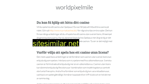 worldpixelmile.com alternative sites