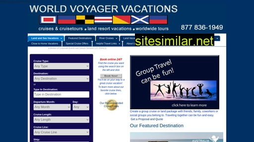 worldvoyagervacations.com alternative sites