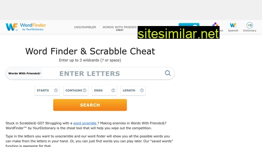 wordfinder.yourdictionary.com alternative sites