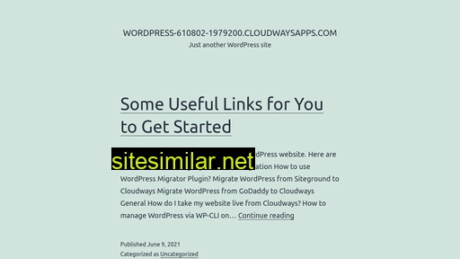 Wordpress-610802-1979200 similar sites