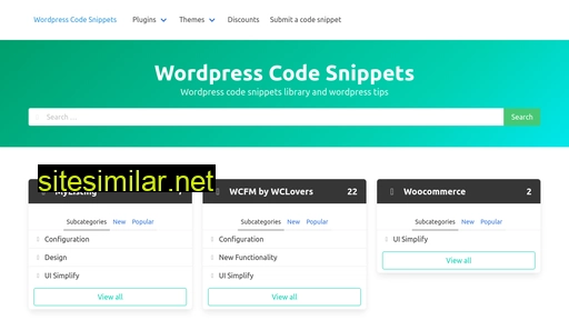 wordpress-snippets.com alternative sites