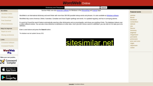 wordwebonline.com alternative sites