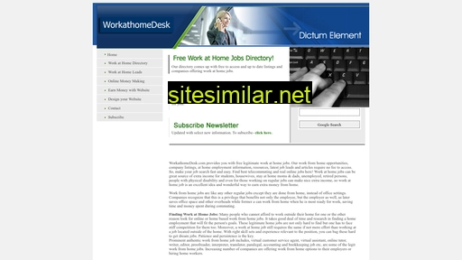 workathomedesk.com alternative sites