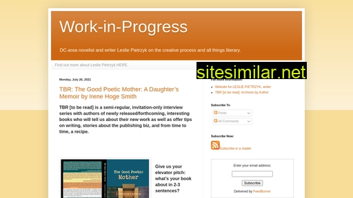 workinprogressinprogress.com alternative sites