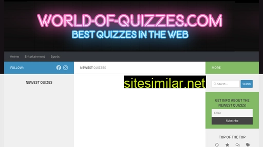world-of-quiz.com alternative sites
