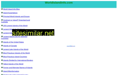 worldislandinfo.com alternative sites