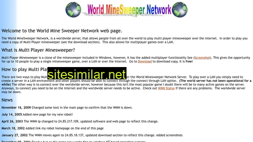 worldminesweepernetwork.com alternative sites