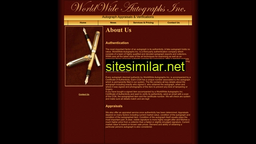 worldwideautographs.com alternative sites