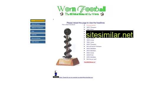 wormfootball.com alternative sites