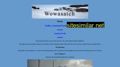 wowasatch.com alternative sites