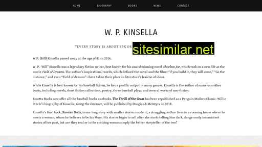 wpkinsella.com alternative sites