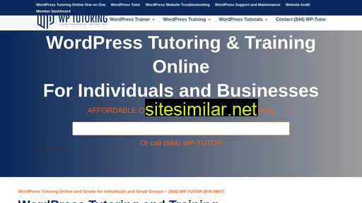 Wp-tutoring similar sites