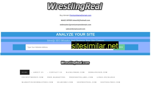 wrestlingreal.com alternative sites