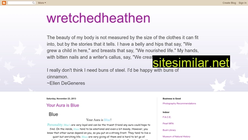 wretchedheathen.com alternative sites