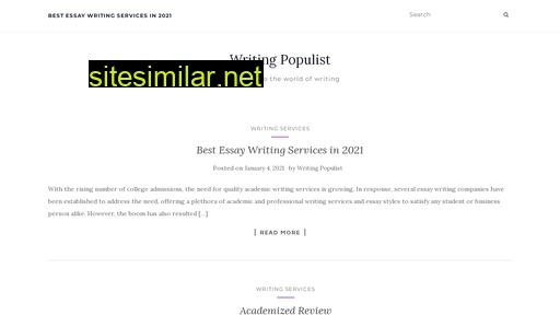 writingpopulist.com alternative sites