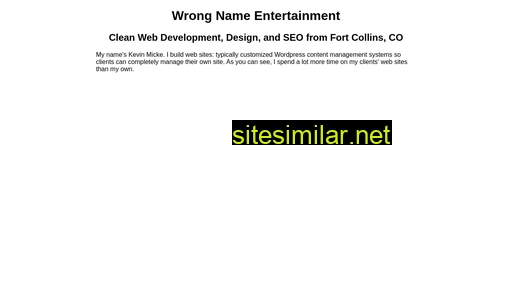 wrongname.com alternative sites