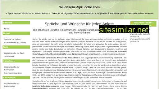wuensche-sprueche.com alternative sites