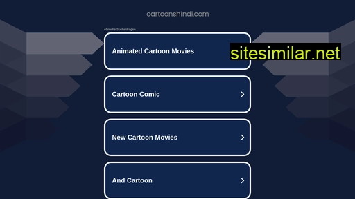 Cartoonshindi similar sites