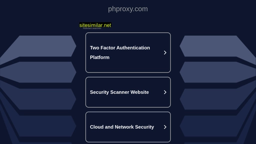 Phproxy similar sites